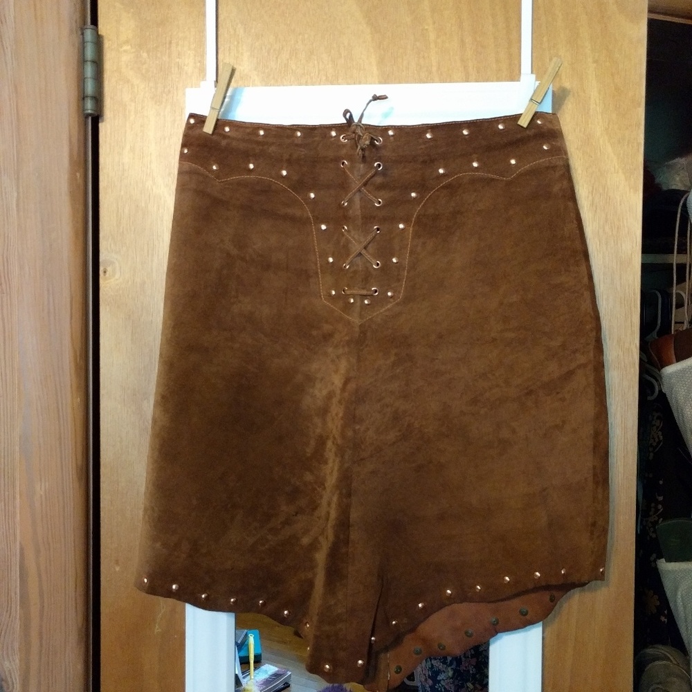 Leather skirt
